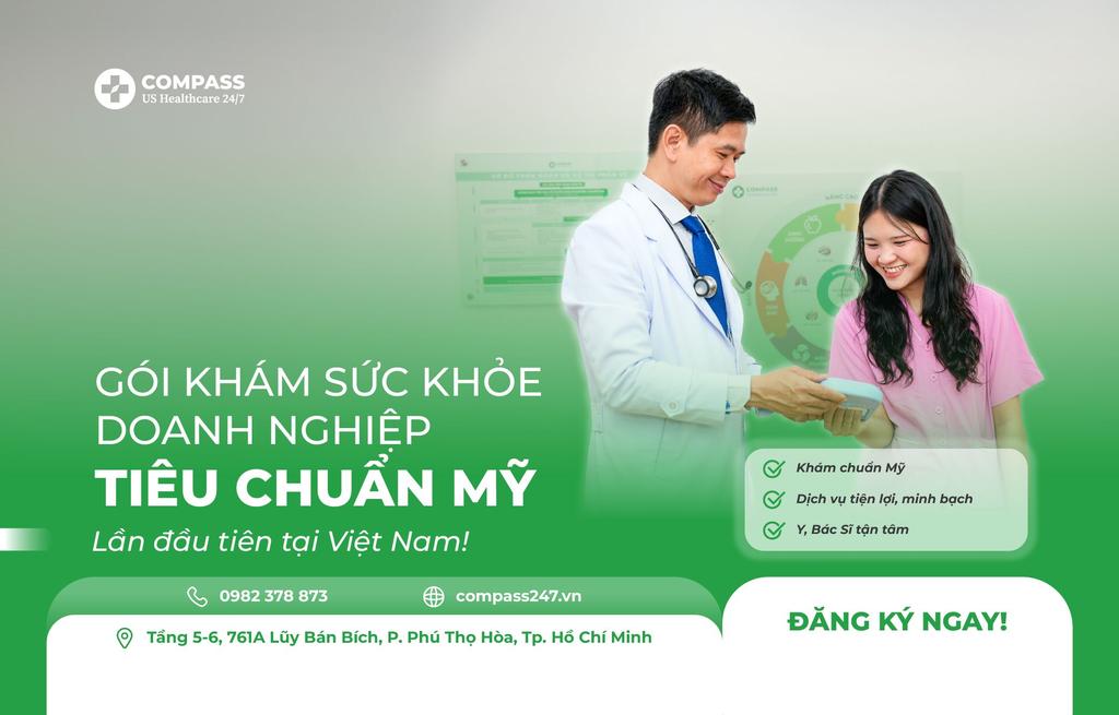 Gói khám sức khỏe ĐỘC QUYỀN THEO TIÊU CHUẨN MỸ dành cho doanh nghiệp