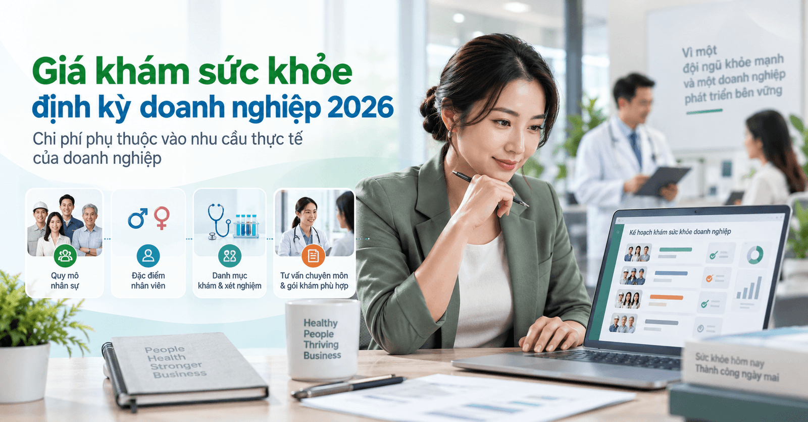 Giá Khám Sức Khỏe Định Kỳ Doanh Nghiệp Theo Thông Tư 25/2026 Là Bao Nhiêu?