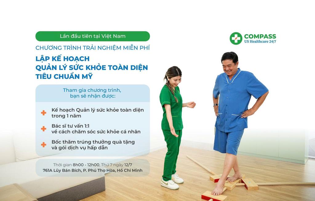 TRẢI NGHIỆM DỊCH VỤ LẬP KẾ HOẠCH QUẢN LÝ SỨC KHỎE TOÀN DIỆN – THEO TIÊU CHUẨN MỸ