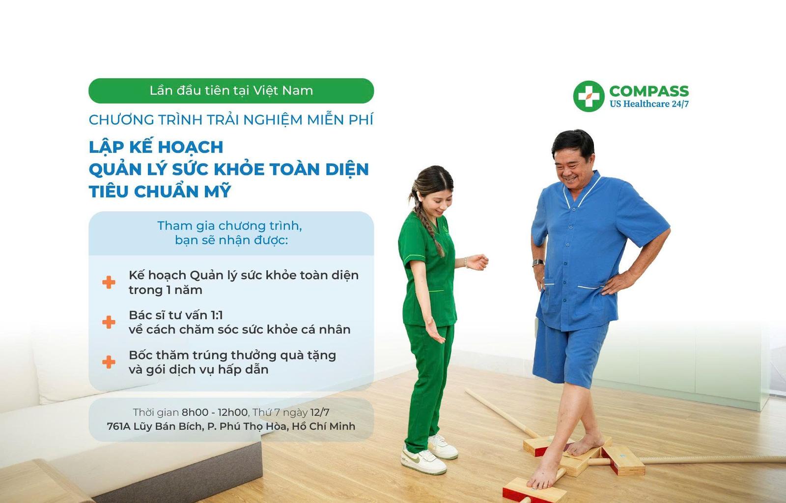 TRẢI NGHIỆM DỊCH VỤ LẬP KẾ HOẠCH QUẢN LÝ SỨC KHỎE TOÀN DIỆN – THEO TIÊU CHUẨN MỸ