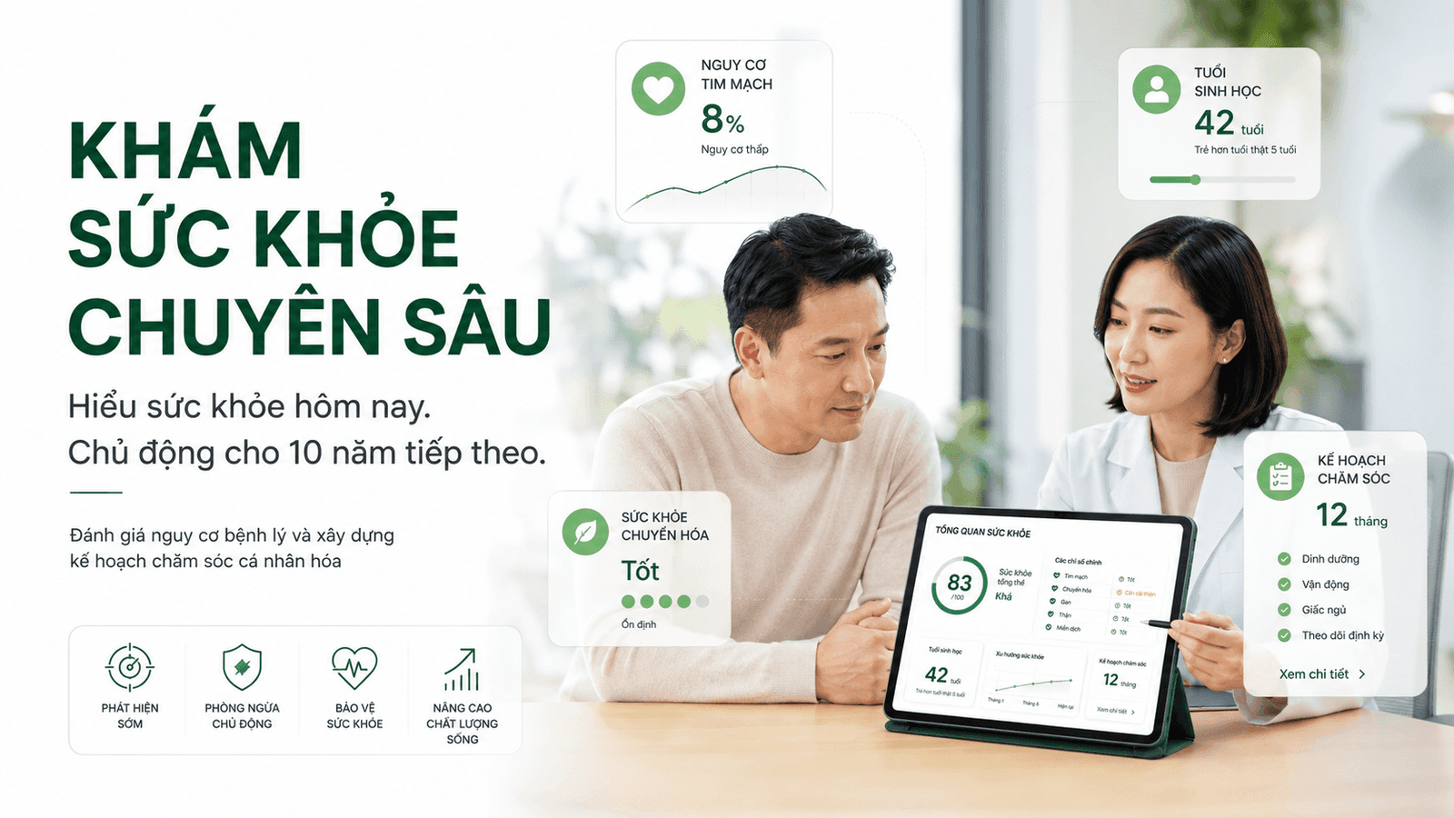 Khám sức khỏe chuyên sâu gồm những gì? Hướng dẫn đầy đủ từ A-Z