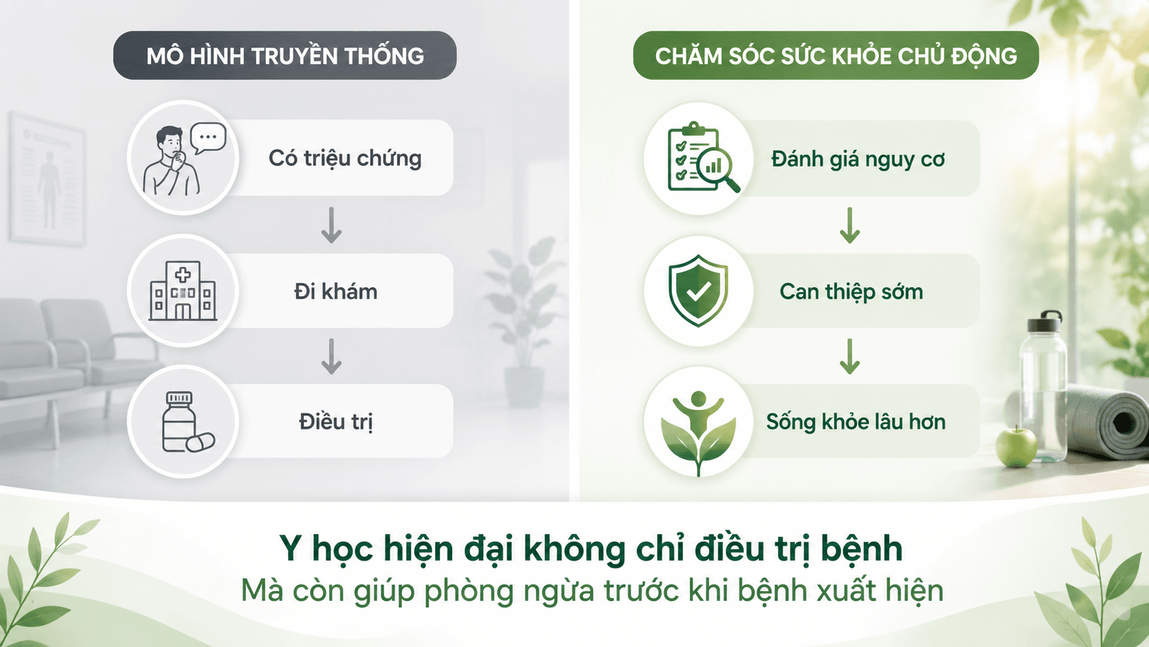 Từ chữa bệnh sang quản lý sức khỏe chủ động