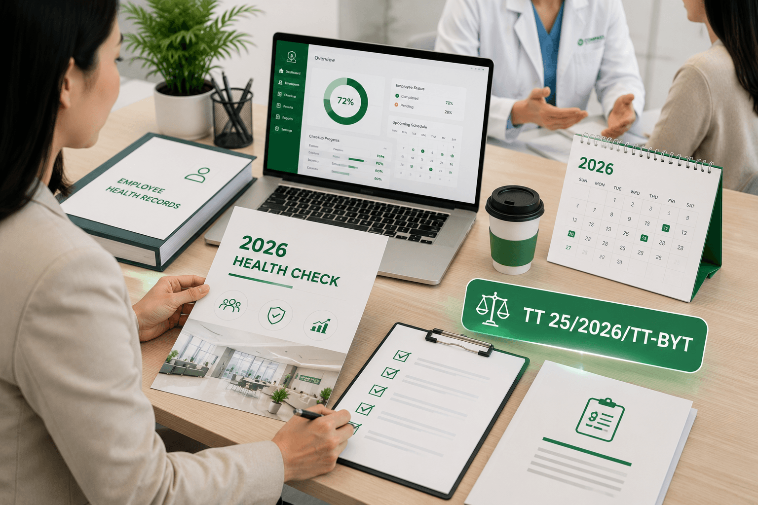 HR rà soát quy định và hồ sơ khám sức khỏe định kỳ cho nhân viên theo Thông tư 25/2026/TT-BYT